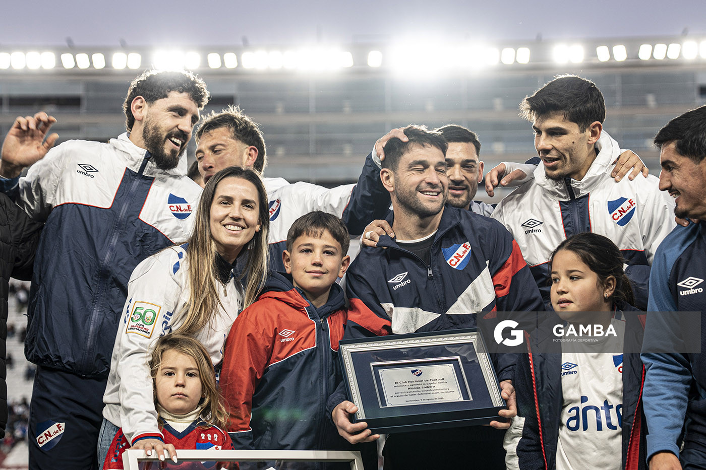 Nicolás Lodeiro, de Nacional. Liga AUF Uruguaya. Estadio Gran Parque Central.