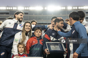 Nicolás Lodeiro, de Nacional. Liga AUF Uruguaya. Estadio Gran Parque Central.