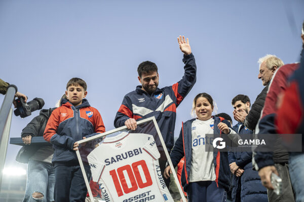 Nicolás Lodeiro, de Nacional. Liga AUF Uruguaya. Estadio Gran Parque Central.