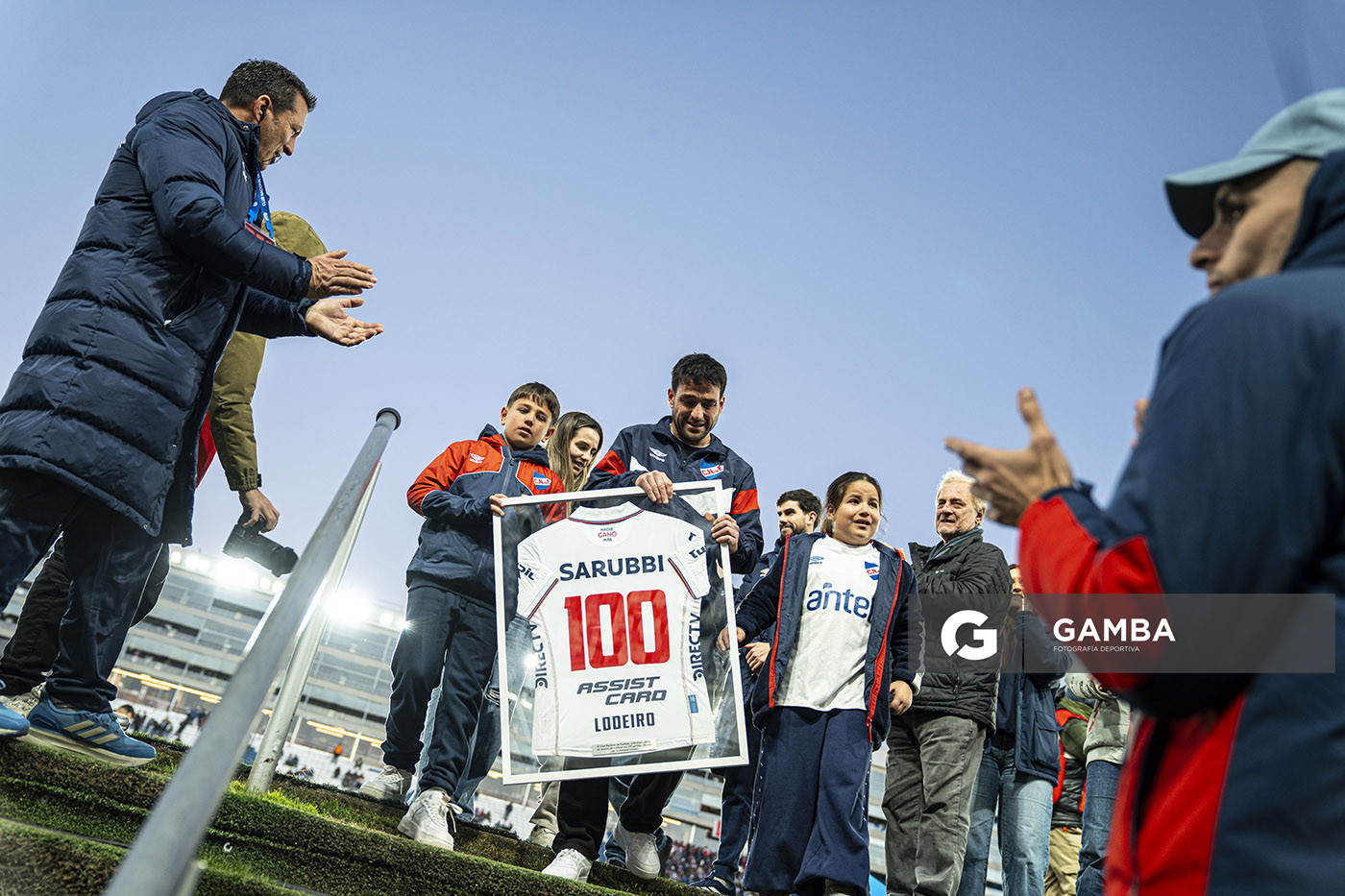Nicolás Lodeiro, de Nacional. Liga AUF Uruguaya. Estadio Gran Parque Central.