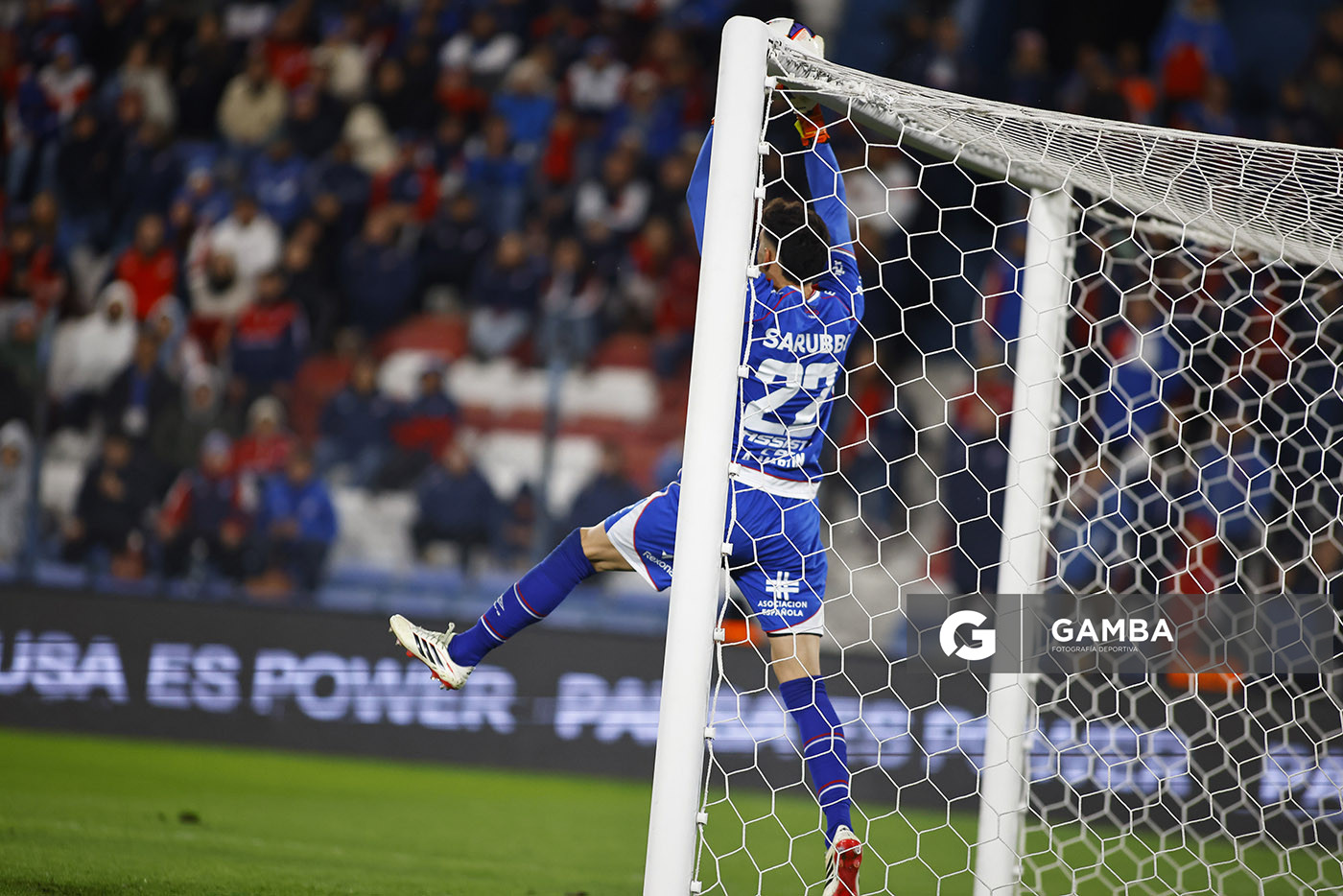 Alexis Martín Arias, golero de Nacional, Liga AUF Uruguaya. Estadio Gran Parque Central.