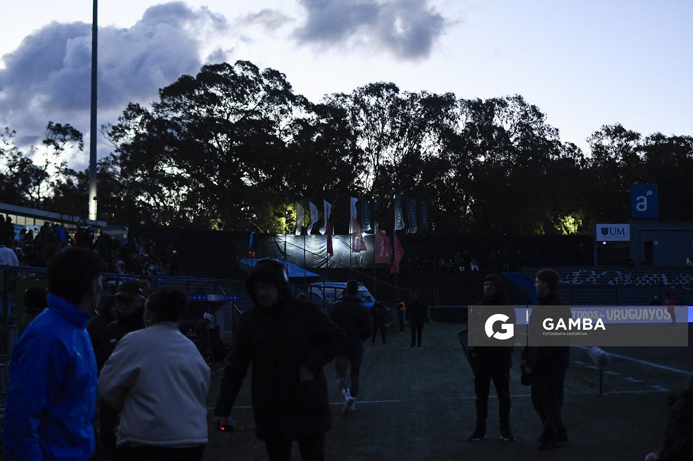 Partido Suspendido. Liga AUF Uruguaya. Estadio Charrúa.