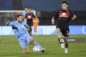 Ezequiel Busquets, de Montevideo City Torque, Copa Conmebol Sudamericana. Estadio Centenario.
