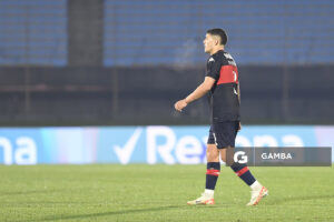 Nahuel Banegas, de Tigre, Copa Conmebol Sudamericana. Estadio Centenario.