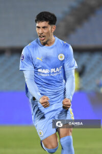 Salomón Rodríguez, de Montevideo City Torque, Copa Conmebol Sudamericana. Estadio Centenario.