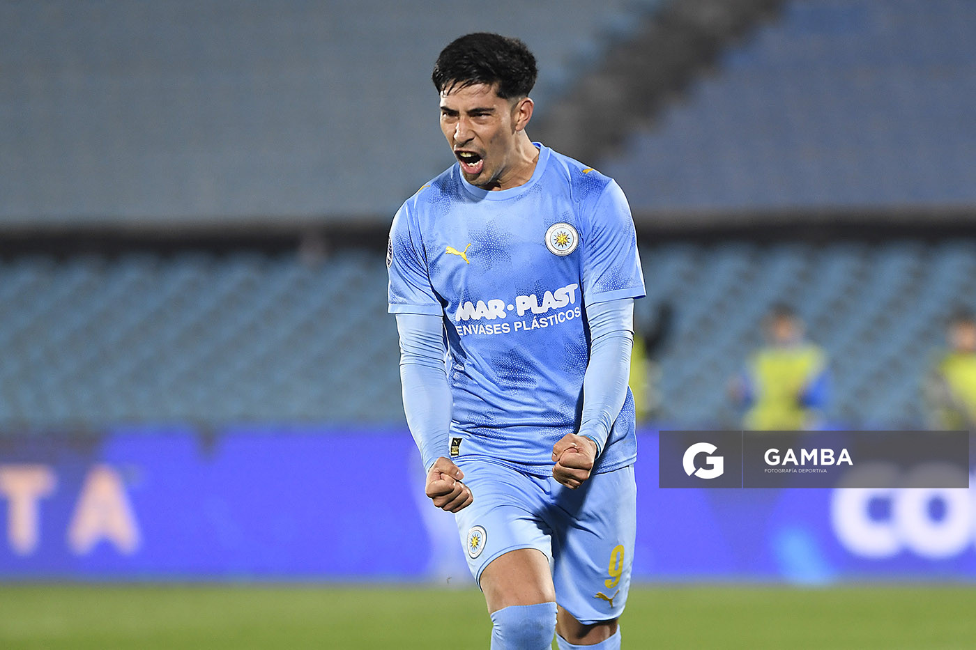 Salomón Rodríguez, de Montevideo City Torque, Copa Conmebol Sudamericana. Estadio Centenario.