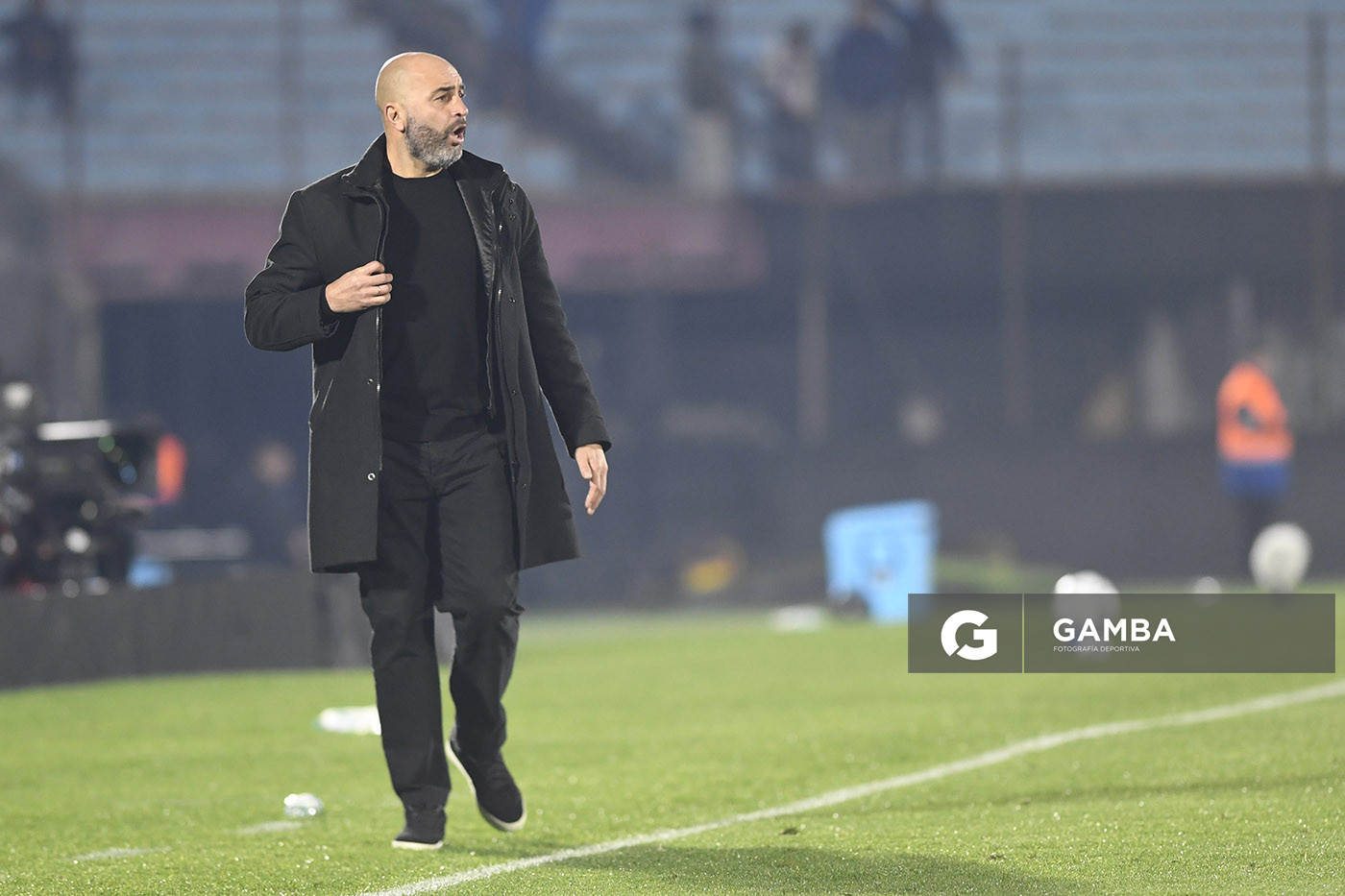 Marcelo Méndez, director técnico de Montevideo City Torque, Copa Conmebol Sudamericana. Estadio Centenario.
