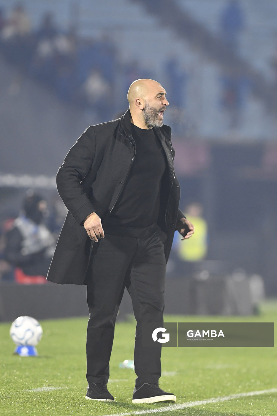 Marcelo Méndez, director técnico de Montevideo City Torque, Copa Conmebol Sudamericana. Estadio Centenario.