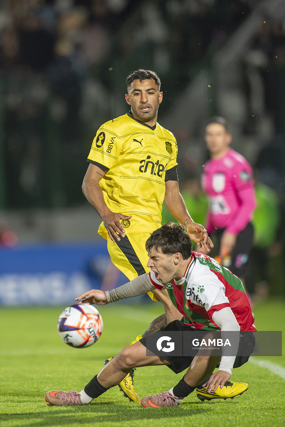 Gonzalo Larrazábal, de Deportivo Maldonado, Liga AUF Uruguaya. Estadio Domingo Burgueño.
