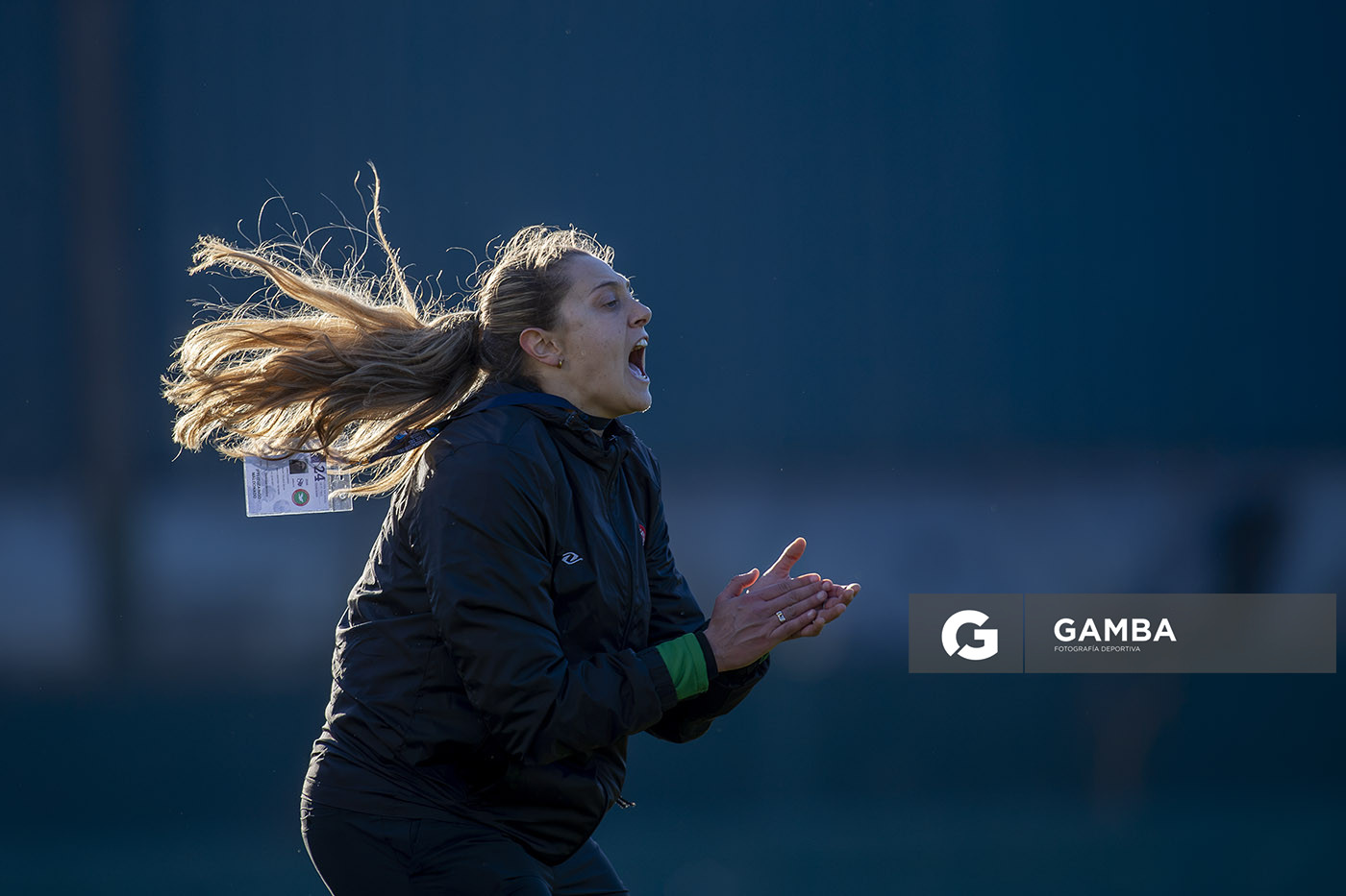 Eugenia Toledo, directora técnica de Ituzaingó, 24ª Copa Nacional de Fútbol Femenino .