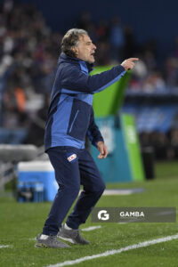 Daniel Carreño, director técnico de Nacional, Liga AUF Uruguaya. Estadio Gran Parque Central.