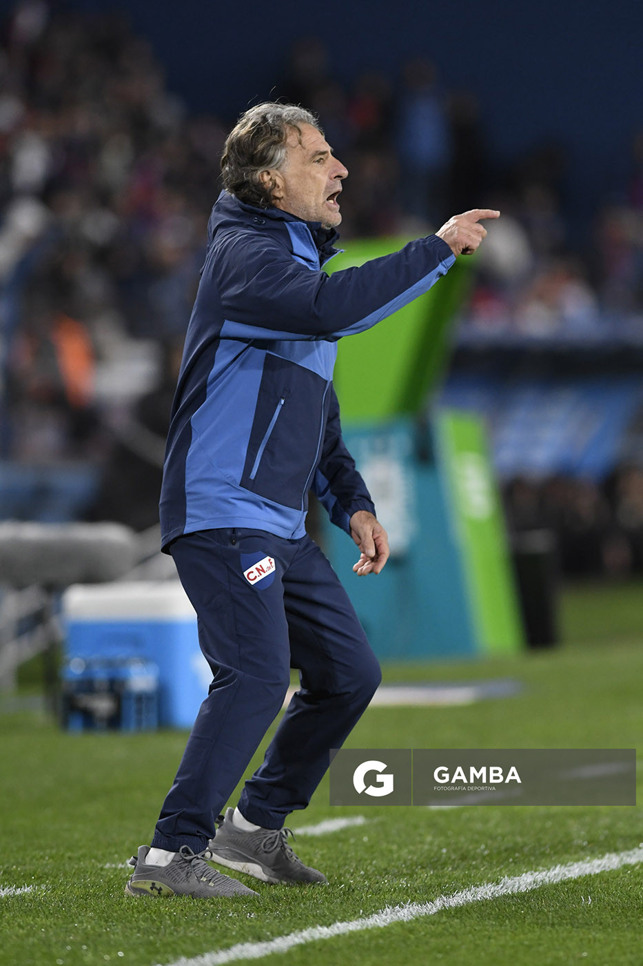 Daniel Carreño, director técnico de Nacional, Liga AUF Uruguaya. Estadio Gran Parque Central.