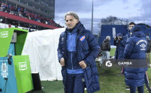 Daniel Carreño, director técnico de Nacional, Liga AUF Uruguaya. Estadio Gran Parque Central.