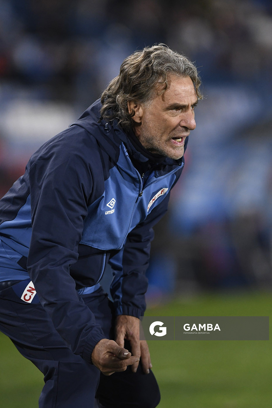 Daniel Carreño, director técnico de Nacional, Liga AUF Uruguaya. Estadio Gran Parque Central.