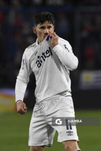 Maximiliano Silvera, de Nacional, Liga AUF Uruguaya. Estadio Gran Parque Central.