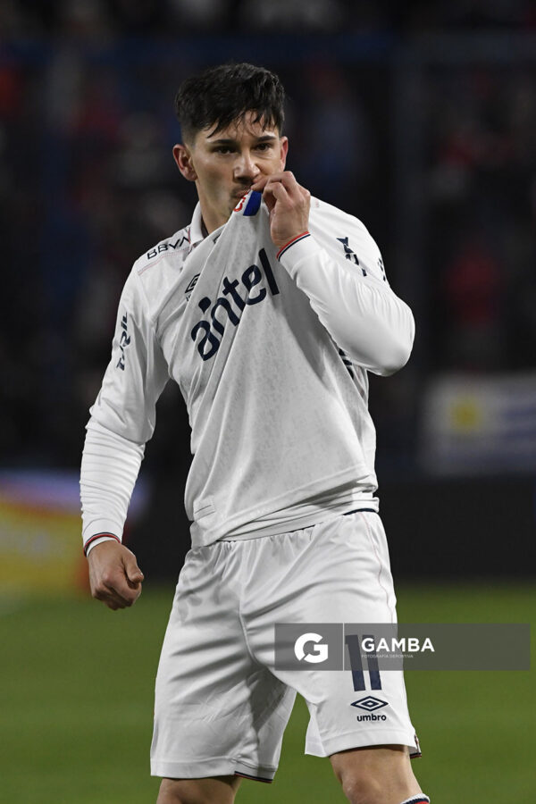 Maximiliano Silvera, de Nacional, Liga AUF Uruguaya. Estadio Gran Parque Central.