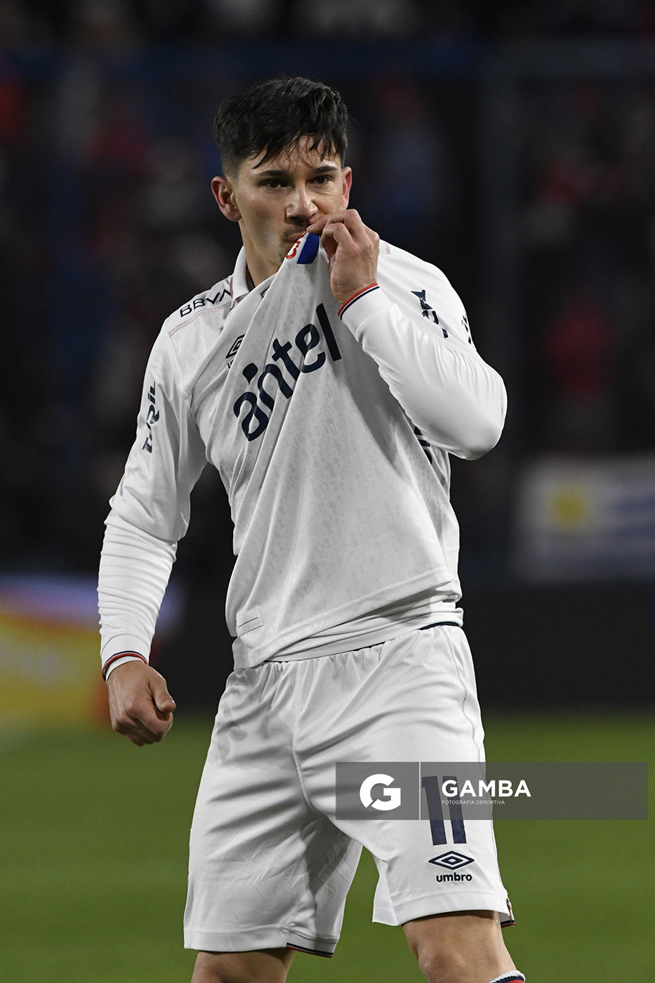 Maximiliano Silvera, de Nacional, Liga AUF Uruguaya. Estadio Gran Parque Central.