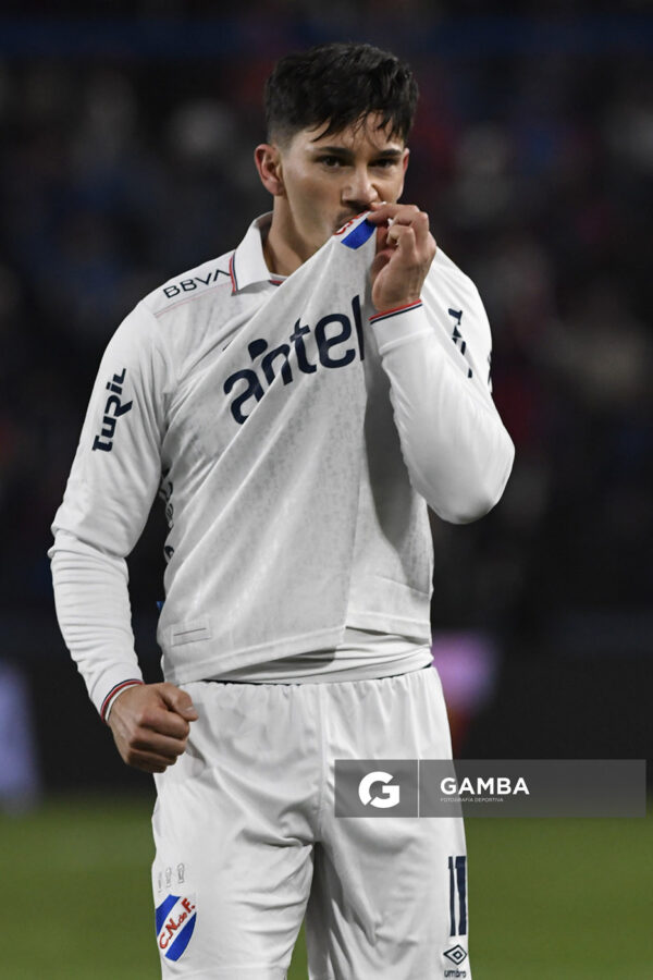 Maximiliano Silvera, de Nacional, Liga AUF Uruguaya. Estadio Gran Parque Central.