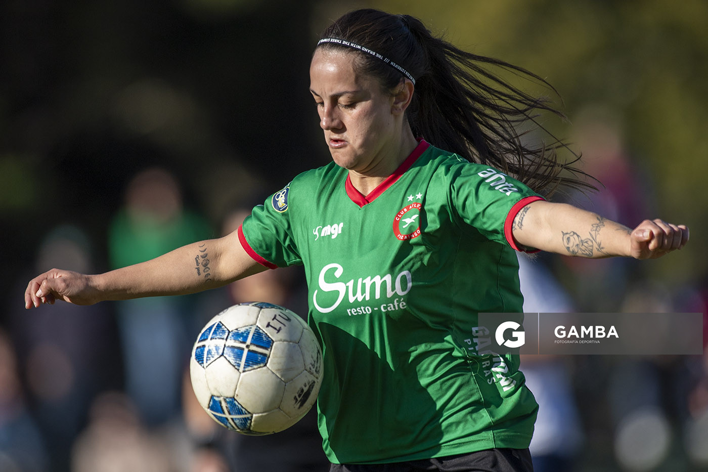 Nathalie Haller, de Ituzaingó, 24ª Copa Nacional de Fútbol Femenino .