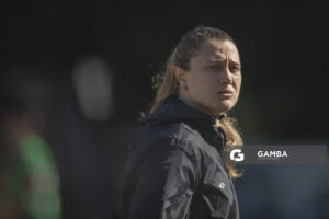 Eugenia Toledo, directora técnica de Ituzaingó, 24ª Copa Nacional de Fútbol Femenino .