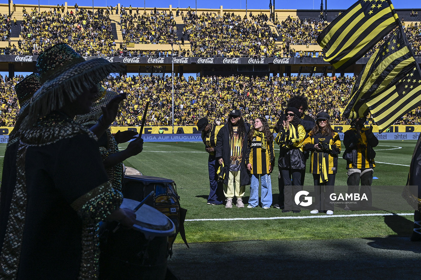 Homenaje de Ruben Rada. Liga AUF Uruguaya. Estadio Campeón del Siglo.