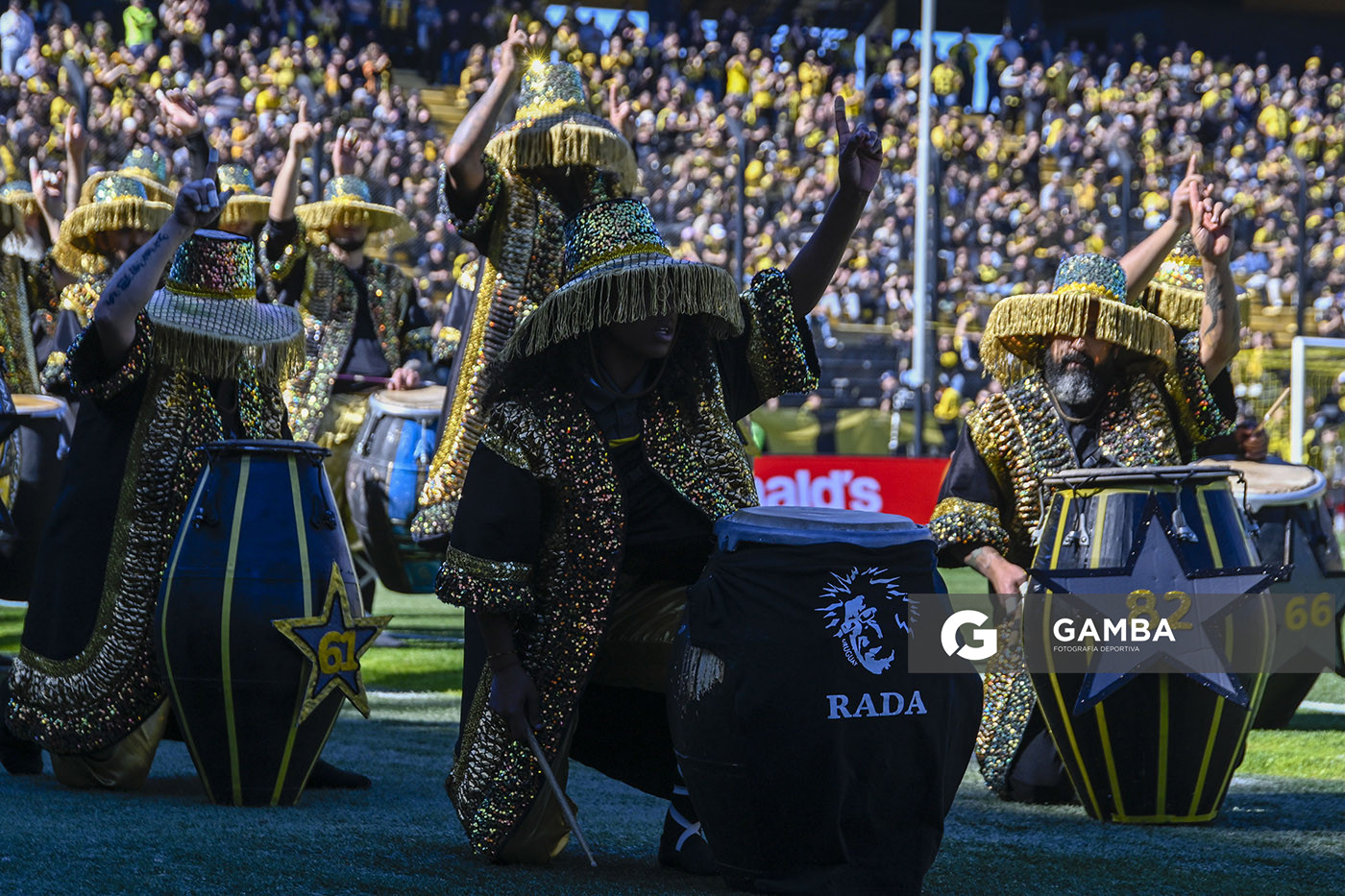 Homenaje a Ruben Rada. Liga AUF Uruguaya. Estadio Campeón del Siglo.