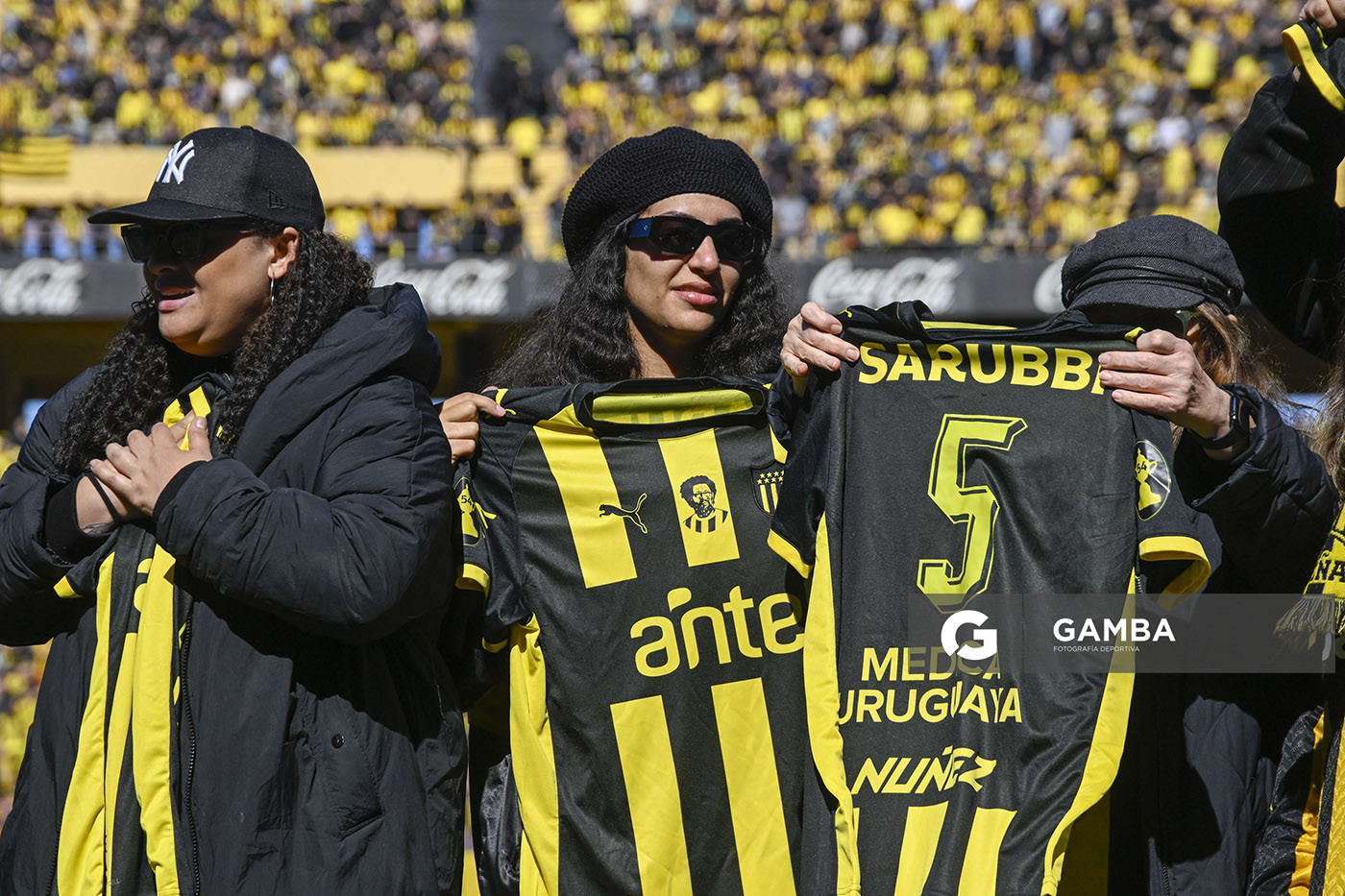 Homenaje de Ruben Rada. Liga AUF Uruguaya. Estadio Campeón del Siglo.