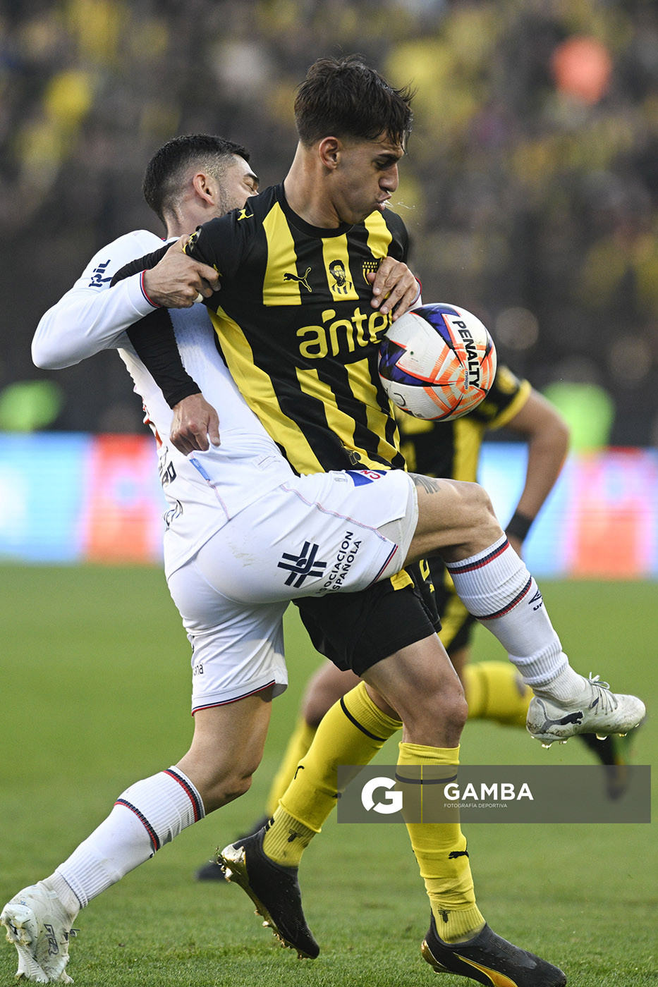 Gonzalo Gelini, de Peñarol, Liga AUF Uruguaya. Estadio Campeón del Siglo.