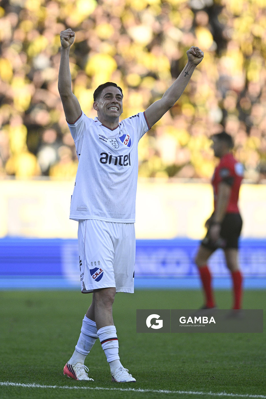 Camilo Cándido, de Nacional, Liga AUF Uruguaya. Estadio Campeón del Siglo.