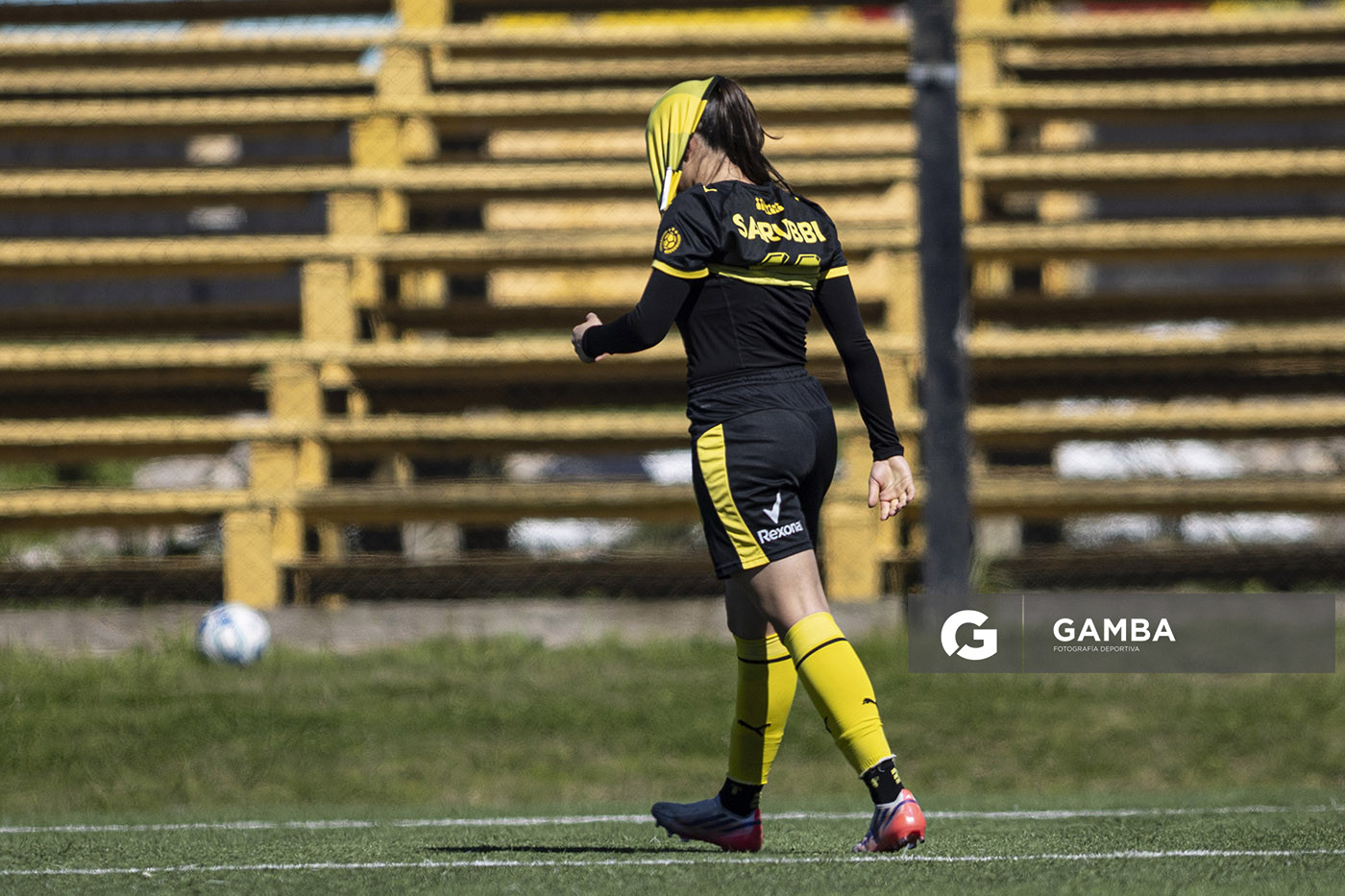 Guillermina Basso, de Peñarol, Campeonato Uruguayo Femenino. Estadio José Pedro Damiani.
