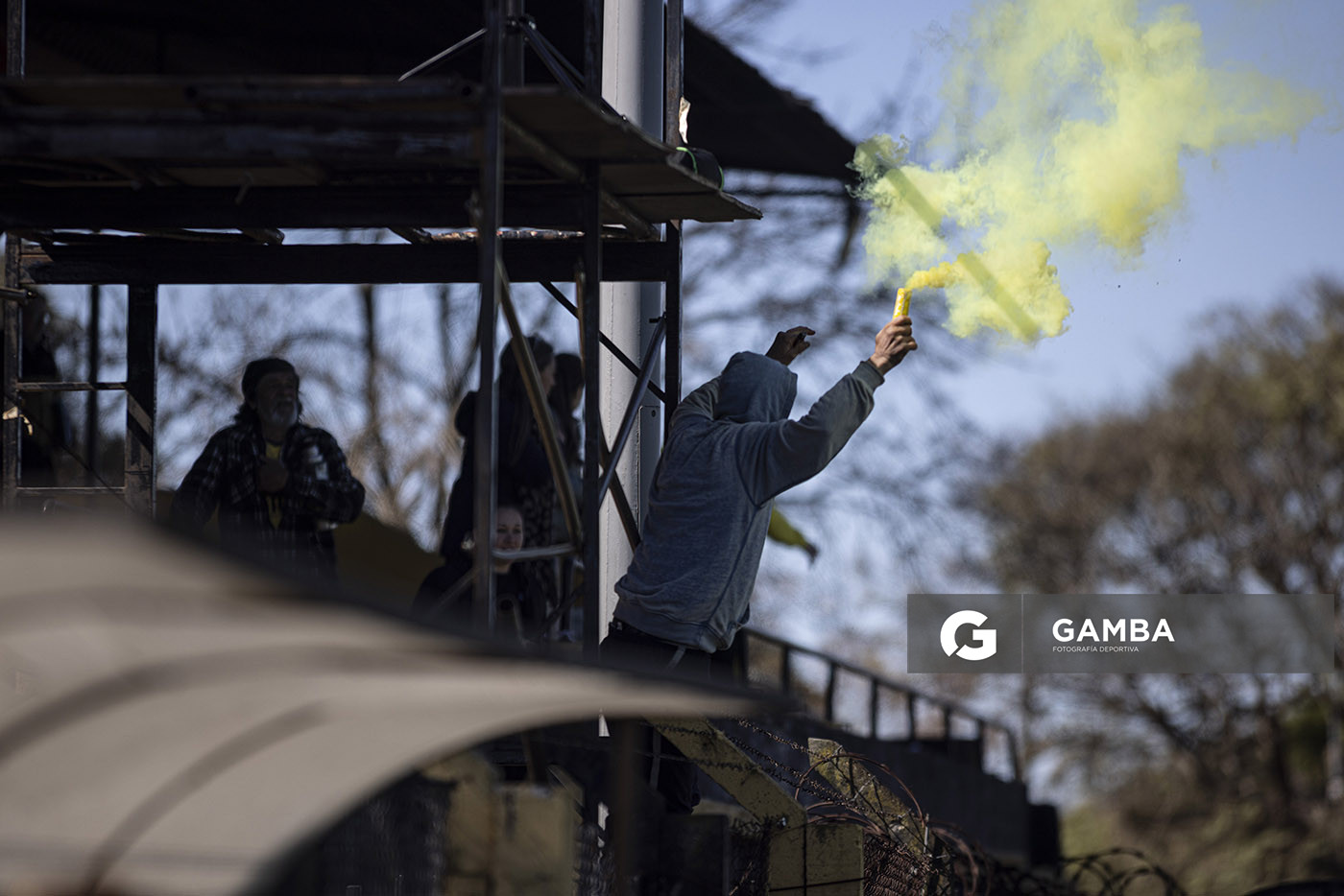 Hinchas de Peñarol. Campeonato Uruguayo Femenino. Estadio José Pedro Damiani.