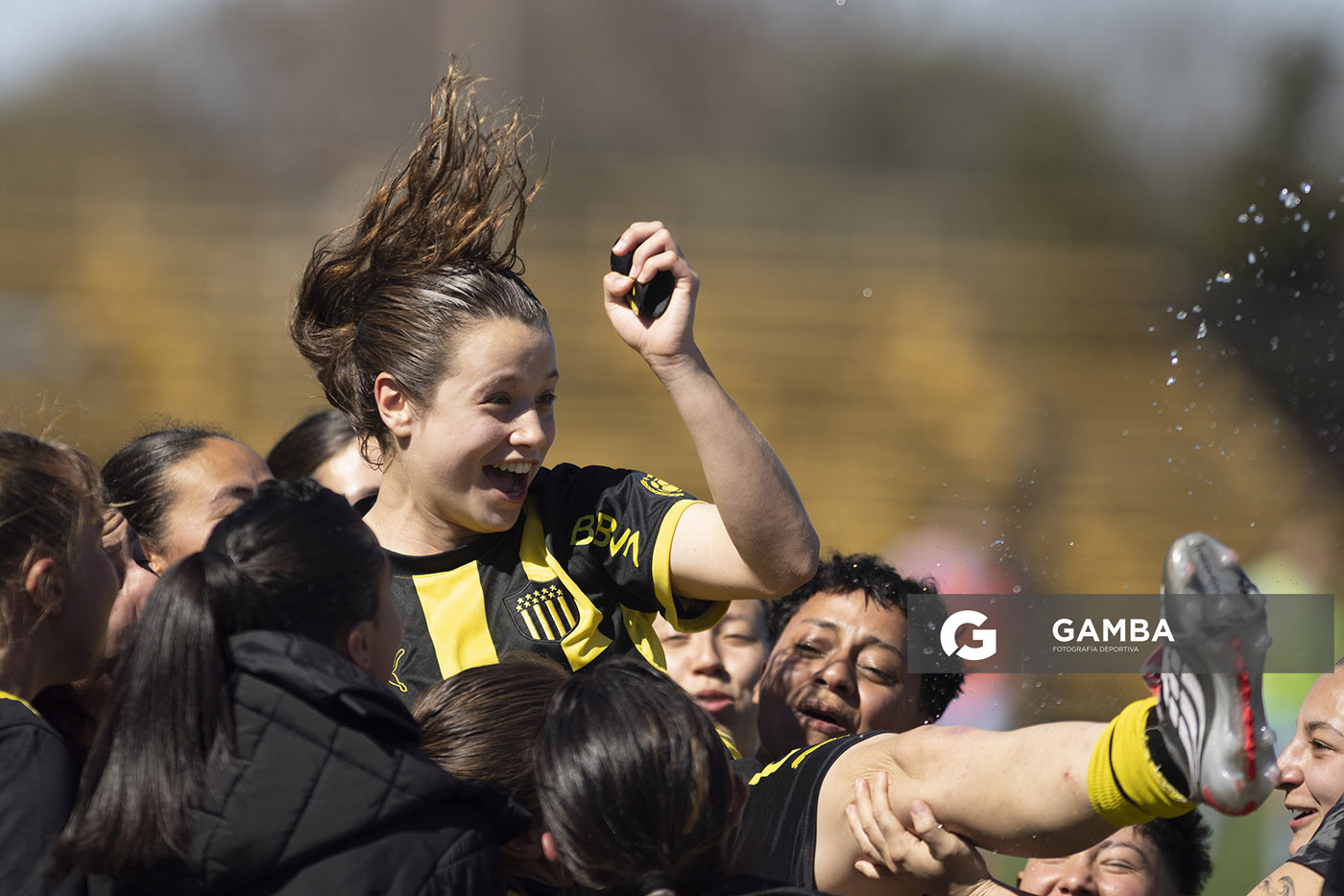 Carla Larrosa, de Peñarol, Campeonato Uruguayo Femenino. Estadio José Pedro Damiani.