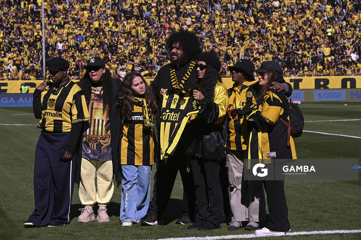 Homenaje a Ruben Rada. Liga AUF Uruguaya. Estadio Campeón del Siglo.