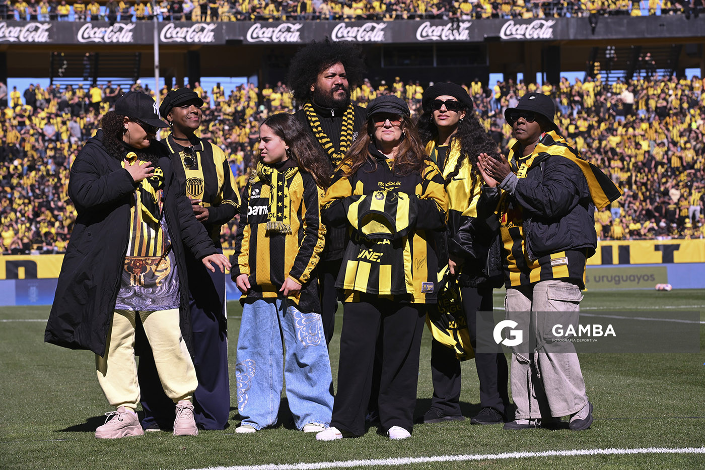 Homenaje a Ruben Rada. Liga AUF Uruguaya. Estadio Campeón del Siglo.