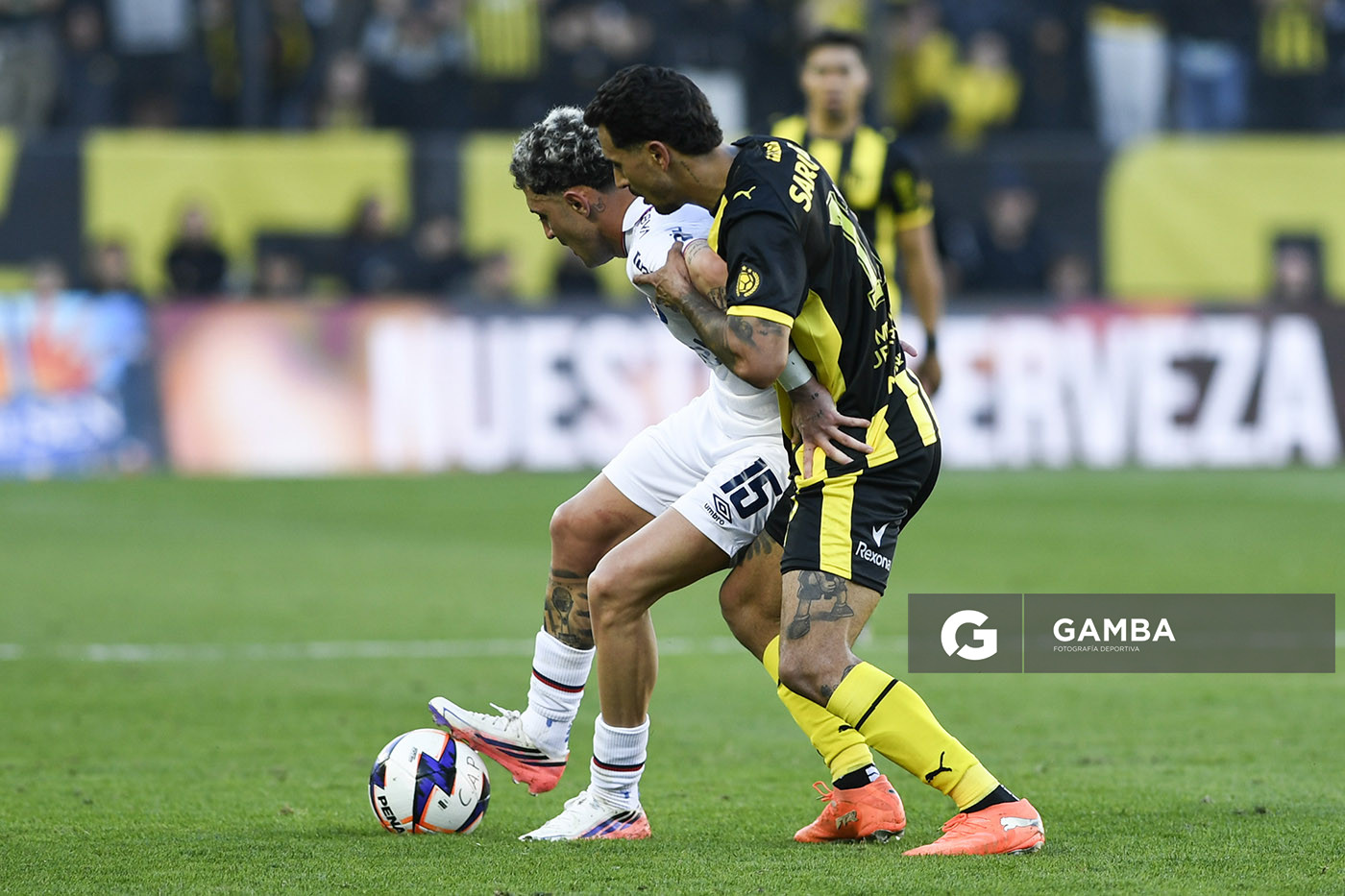 Gastón Martirena, de Nacional, Liga AUF Uruguaya. Estadio Campeón del Siglo.