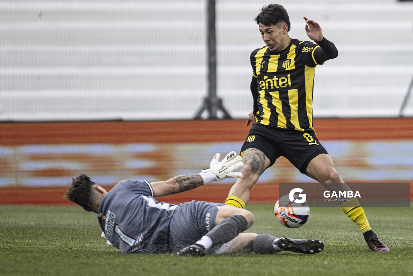 Roberto Fernández, de Peñarol, Liga AUF Uruguaya. Estadio María Mincheff de Lazaroff.