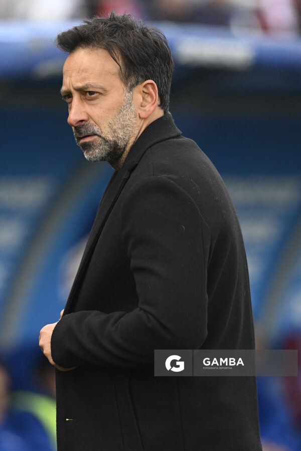 Sergio Blanco, director técnico de Juventud, Liga AUF Uruguaya. Estadio Gran Parque Central.