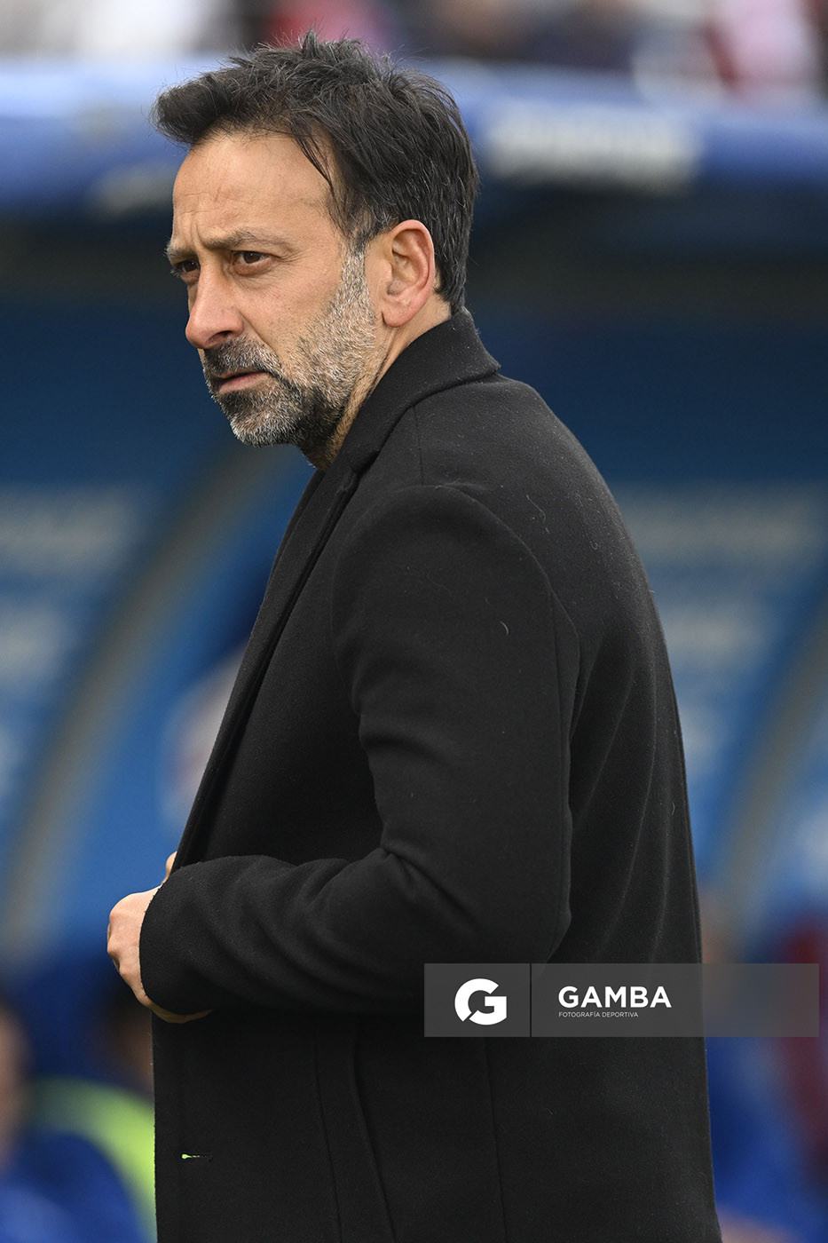 Sergio Blanco, director técnico de Juventud, Liga AUF Uruguaya. Estadio Gran Parque Central.