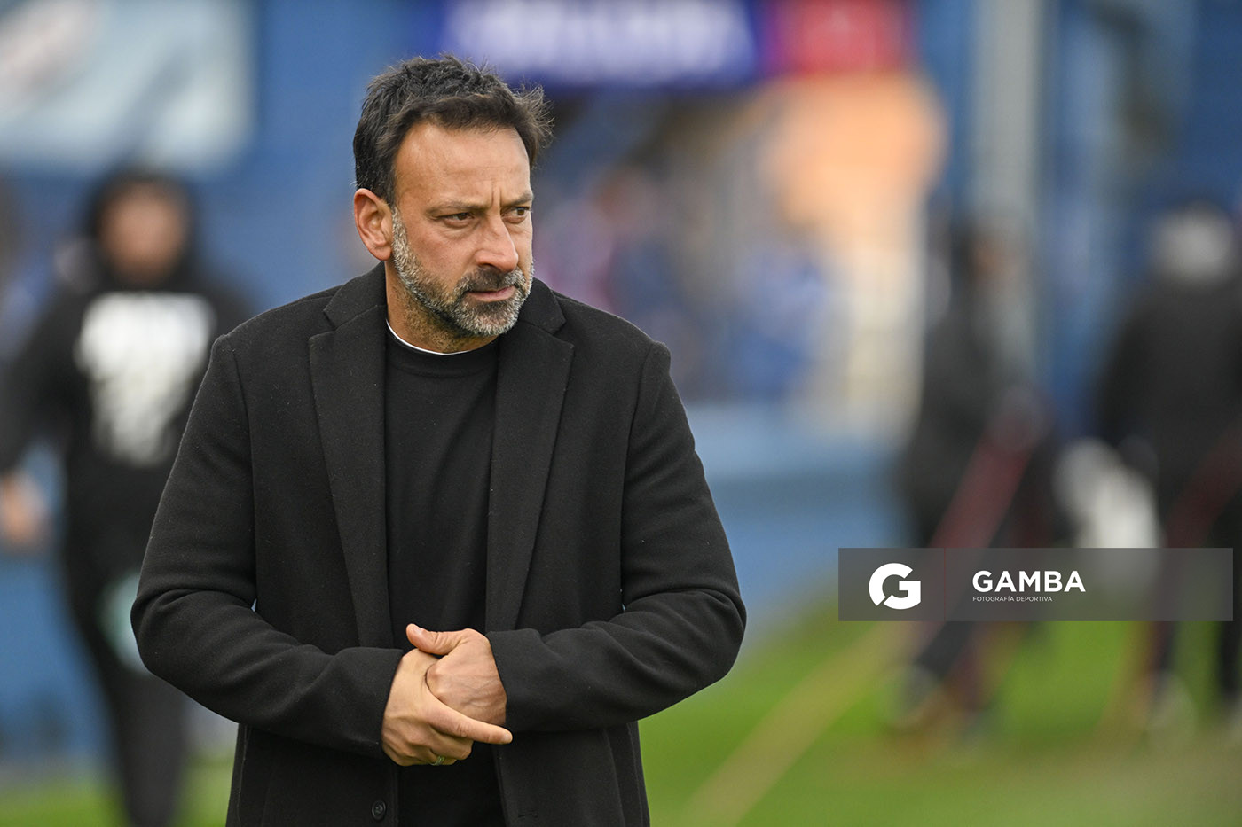 Sergio Blanco, director técnico de Juventud, Liga AUF Uruguaya. Estadio Gran Parque Central.