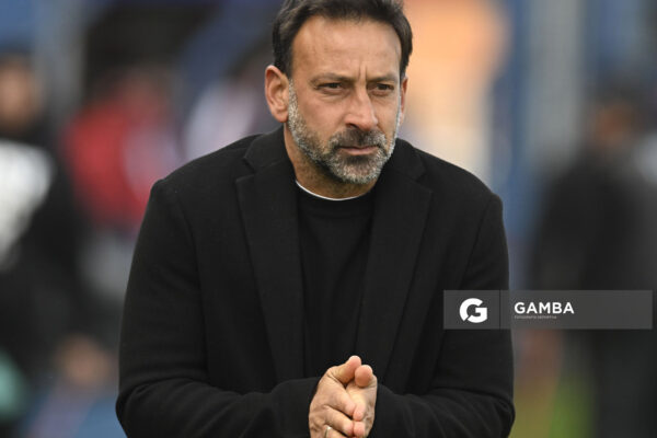 Sergio Blanco, director técnico de Juventud, Liga AUF Uruguaya. Estadio Gran Parque Central.