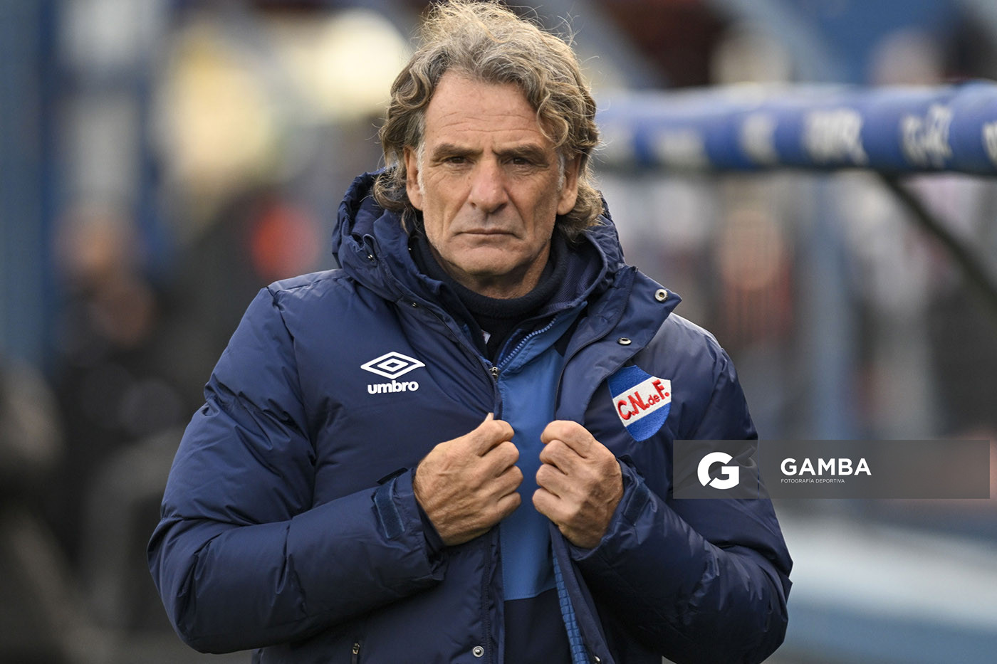 Daniel Carreño, director técnico de Nacional, Liga AUF Uruguaya. Estadio Gran Parque Central.
