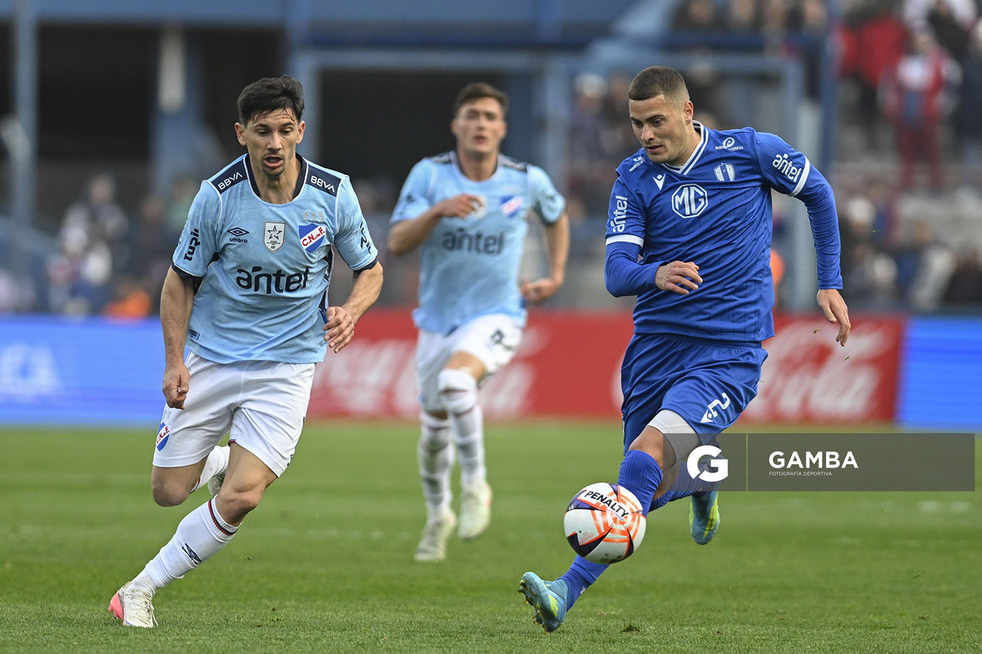 Maximiliano Silvera, de Nacional, Liga AUF Uruguaya. Estadio Gran Parque Central.