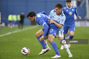 Emmanuel Mas, de Juventud, Liga AUF Uruguaya. Estadio Gran Parque Central.