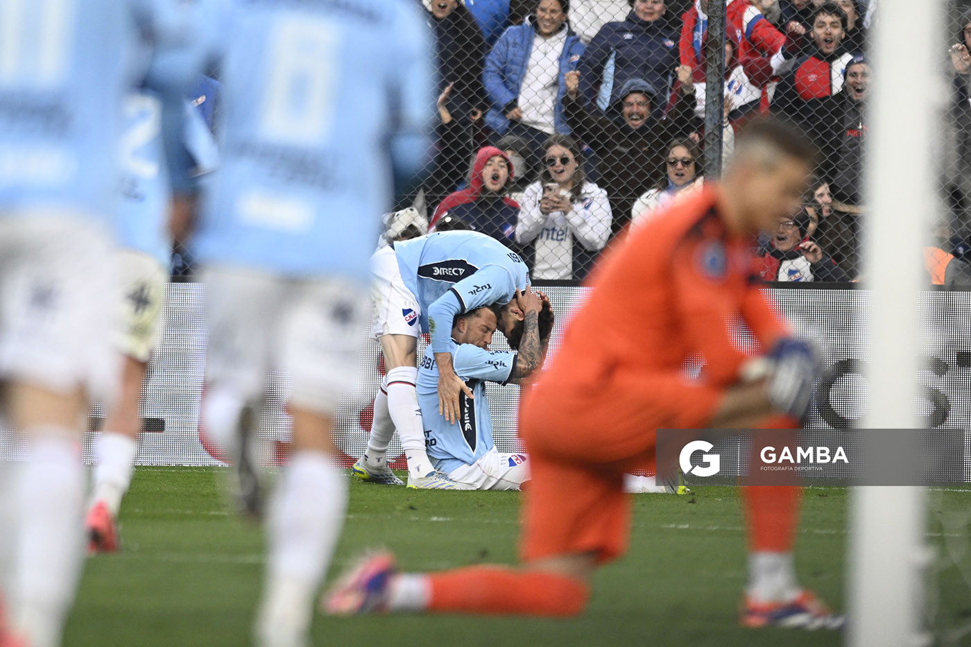 Francisco Calvo, de Nacional, Liga AUF Uruguaya. Estadio Gran Parque Central.