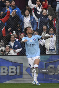 Francisco Calvo, de Nacional, Liga AUF Uruguaya. Estadio Gran Parque Central.