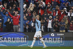 Francisco Calvo, de Nacional, Liga AUF Uruguaya. Estadio Gran Parque Central.