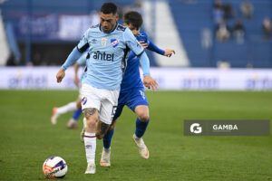 Emiliano Ancheta, de Nacional, Liga AUF Uruguaya. Estadio Gran Parque Central.