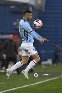 Emiliano Ancheta, de Nacional, Liga AUF Uruguaya. Estadio Gran Parque Central.