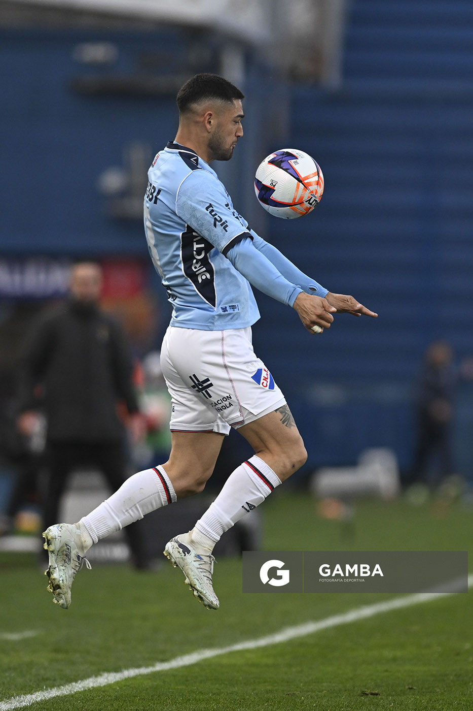 Emiliano Ancheta, de Nacional, Liga AUF Uruguaya. Estadio Gran Parque Central.