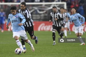 Rodrigo Martínez, de Nacional, Liga AUF Uruguaya. Estadio Parque Alfredo V. Viera.